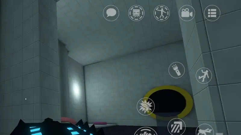 NPCs in a red-lit room in GoreBox 27